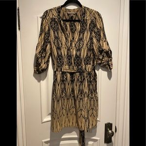 100% Charlie jade Silk printed mini/midi dress
